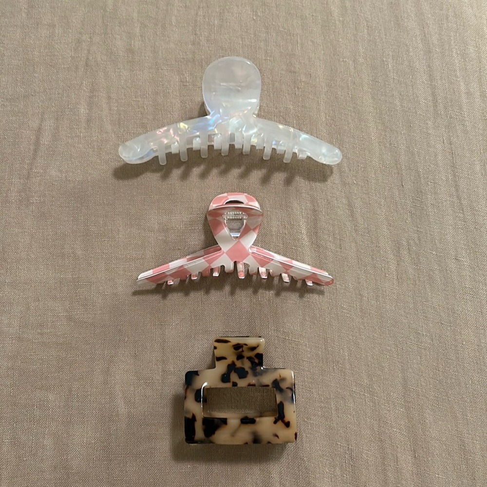 Claw Clips - Set of 3